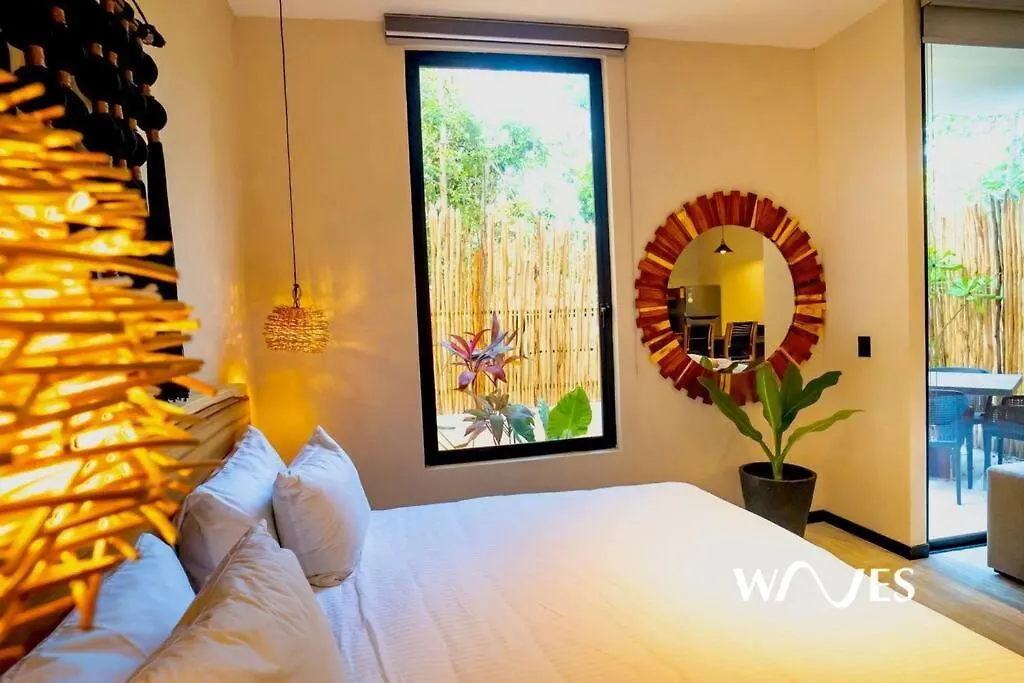 Natural Lighted Boho Chic Studio With Private Pool By Waves Tulum Mexiko