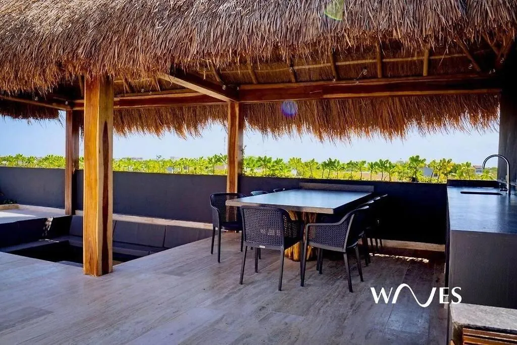 Apartment Natural Lighted Boho Chic Studio With Private Pool By Waves Tulum