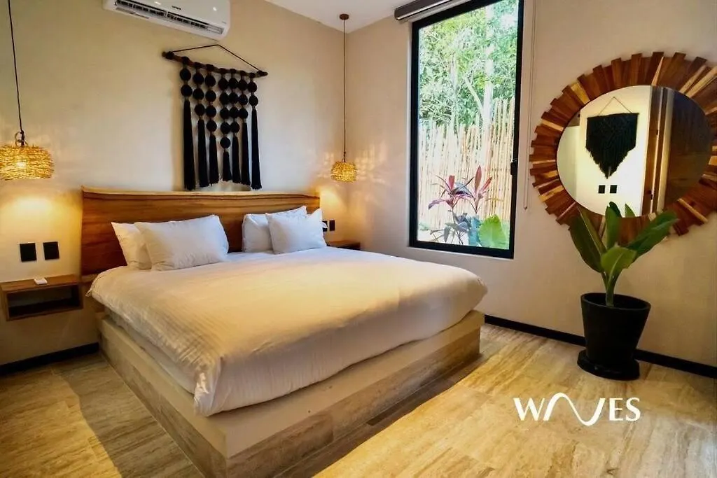 Apartment Natural Lighted Boho Chic Studio With Private Pool By Waves Tulum